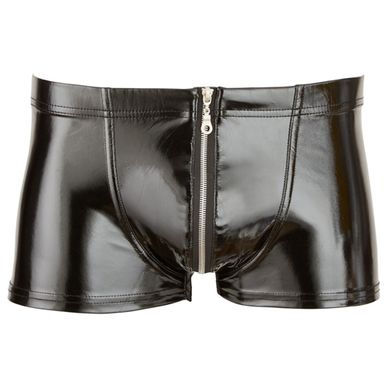 Lack-Pants mit Reiverschluss