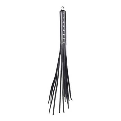 Peitsche in Schwarz mit Striemen