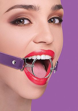 Mundknebel - Ring Gag XL - purple