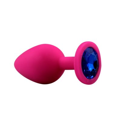  Buttplug Analplug xxl Silikon in aufregendem pink - BDSM Bondage SM