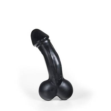 Bulder ? Gebogener, realistischer Dildo in Schwarz