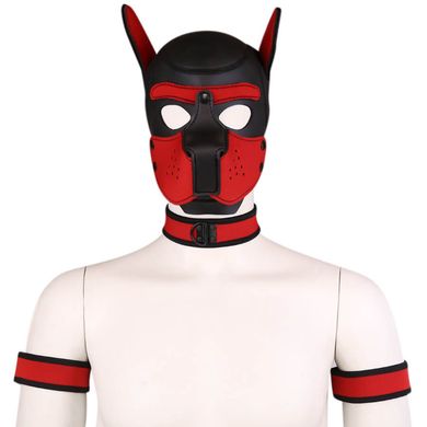 RudeRider Neoprene Puppy Hood red