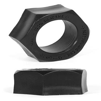 Burning Wheels 100% Silikon Cockring CK07 Schwarz