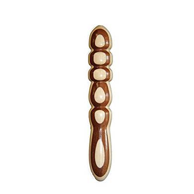 M&M Wood Production Apollon zweifarbig Dildo. M. natur