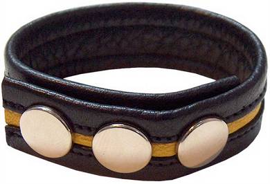 Der Mr. B Cockstrap mit gelbem Band
