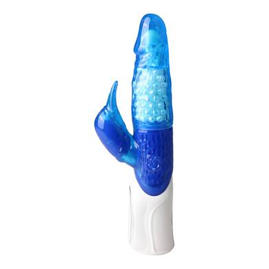 Rotierender Vibrator in Blau