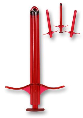 Lube Shooter red - Gleitgel-Pumpe 3er