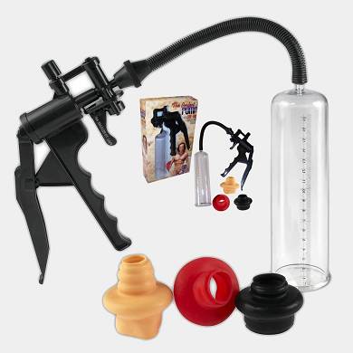 Vakuum Pumpe Potenzpumpe Penispumpe 9te PerfectPump 3 Latex-Manschetten