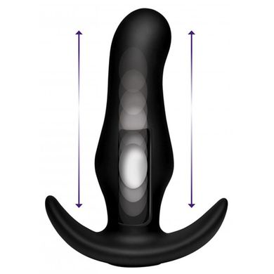 Thump-It Curved Buttplug aus Silikon
