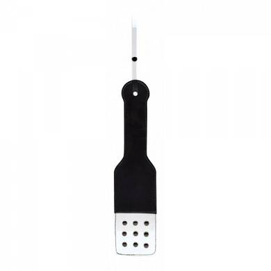 Paddle mit Stickereien - in Schwarz/Wei