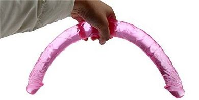 445mm Ultra-Dong Crystal Jelly Double Dong Realistic Analdildo Doppel Penis Doppeldildo Di