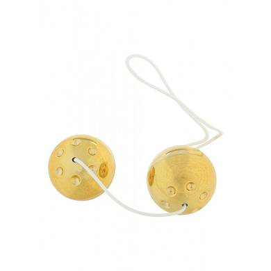 Liebeskugeln -  3,5 cm - in Gold