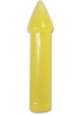 18,5 x 4 cm ARROW yellow Dildo