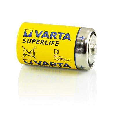 8x Varta Mono D Superlife LR20 MN1300 Typ 2020 Batterie 1,5V Zink-Kohle 8 Stück
