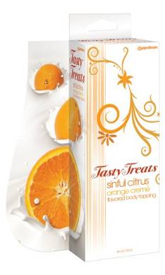 Pipedream - Creams & Sprays - Tasty Treats Sinful Citrus Orange Cremé. 1er Pack