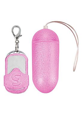 Shots Toys 10 Speed Remote Vibrating GLAMOUR Egg - BIG - pink