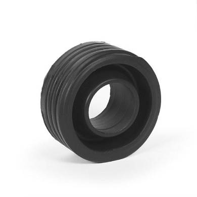 Burning Wheels 100% Silikon Cockring Schwarz - 30 mm (dehnbar) CK12