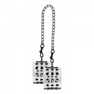 Fesseln mit Spikes - in Transparent