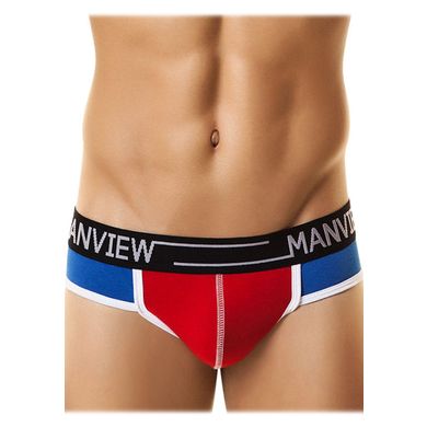 Manview Campus City Boy Jockstrap Underwear red/blue