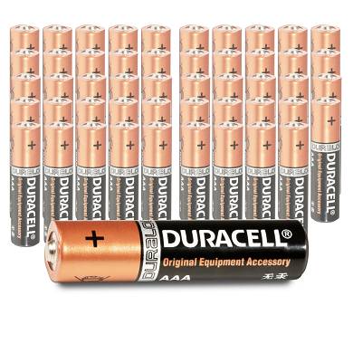 50x Duracell AAA Alkaline Micro Batterie LR3 MN2400 UM4 - 1150mAh 1,5V - 50 Stk