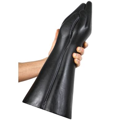 39 x 10 / 13 cm XXL-Doppelfistarm Dildo Keith black