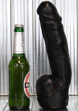 30 x 6 cm Dildo Nathan black