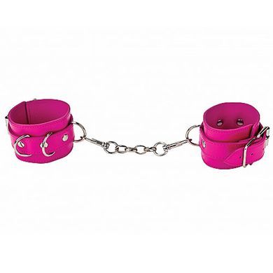 Handfesseln - OUCH Leather pink