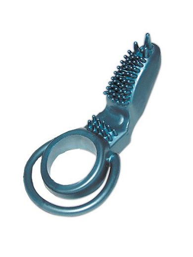 Sensations: Penisring mit Vibration, blau