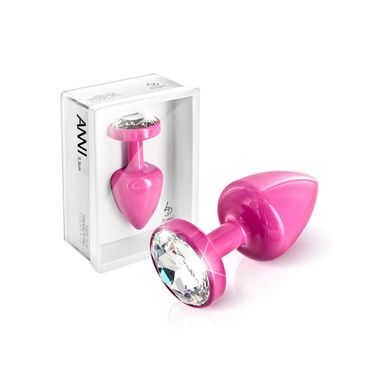 6 x 2,5 cm ANNI by Diogol Round T1 Buttplug Crystal pink