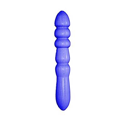 M&M Wood Production Apollon Ahorn Dildo. M. blau