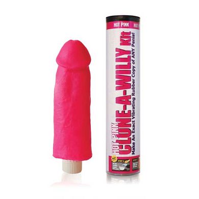 Clone-A-Willy Hot Pink Penisabdruckset mit Vibration