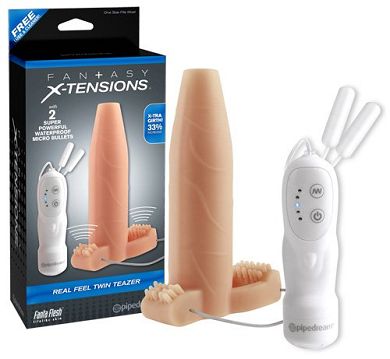 Penishlle Real Feel Twin Teazer - mit Vibration