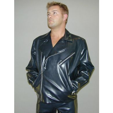 Latex Jacke - Bikerstil - Strke: 0,8 mm