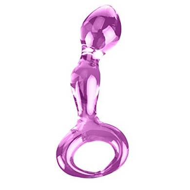 HuiSiFang® Glas Anal Plug Rosa (14.5cm length. 3.5cm diameter)