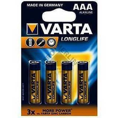12 x Varta Longlife AAA Alkaline 1.5V Batterien Akkus Expiry 2017
