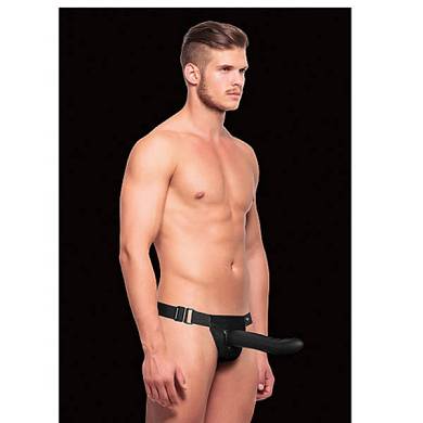 Hohler Curved Strap-onSchwarz