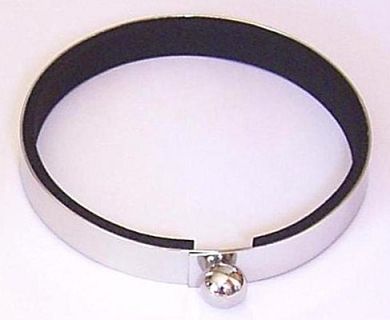 Edelstahl Halsband - mit Kugelverschluss - Grenwahl und Breitenwahl