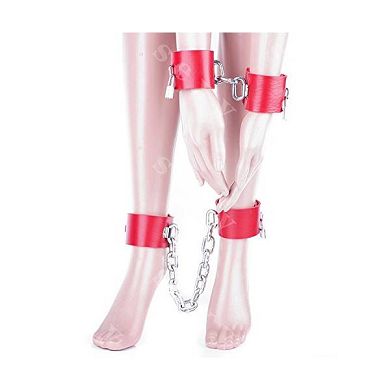 Handfesseln Fußfesseln Erotische Handschellen Fussfesseln für SM BDSM Leder Bon