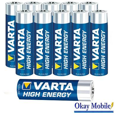 20x Varta AA High Energy Mignon LR06 Batterie Stilo - 1,5V Alkaline - 20 Stück
