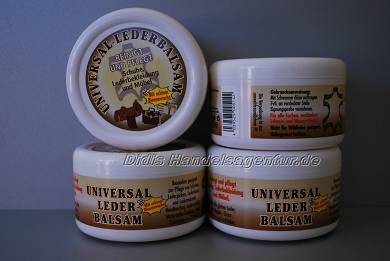 4 x Universal Lederbalsam Lederpflege Möbelpflege mit Bienenwachs