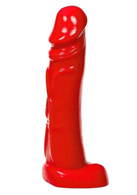 22 x 4,5 cm Dildo Percy red