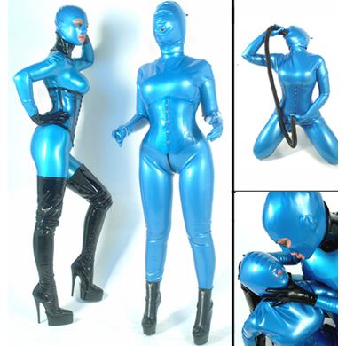 Latex Maske - aufpumpbar