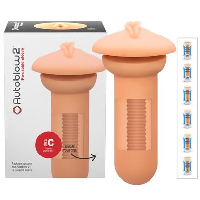 Autoblow 2 Masturbator Sleeve Vagina large