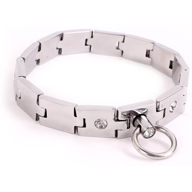 HardcoreDeLuxe Watch Band Collar with Jewel silver