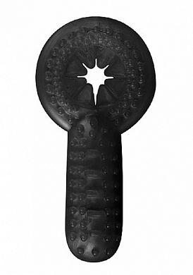 Shots Toys Clit Banger Penisring mit Vibration black
