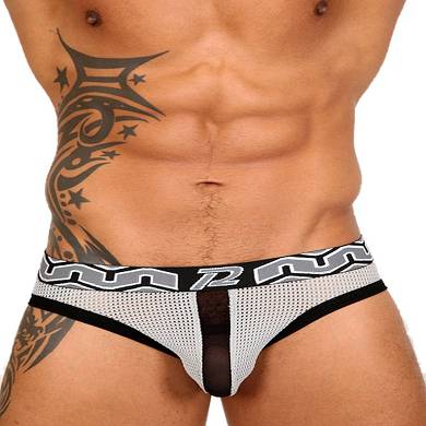 Pistol Pete Skin Jock Brief Underwear Gray/Grey