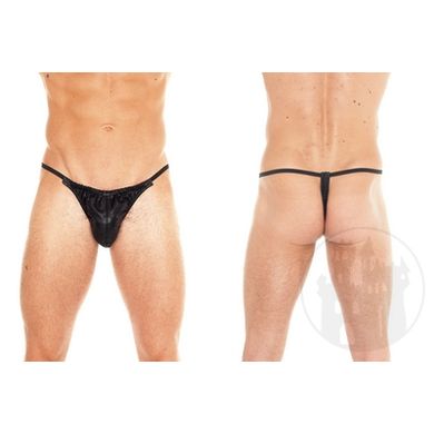 Leder String mit Gummizug