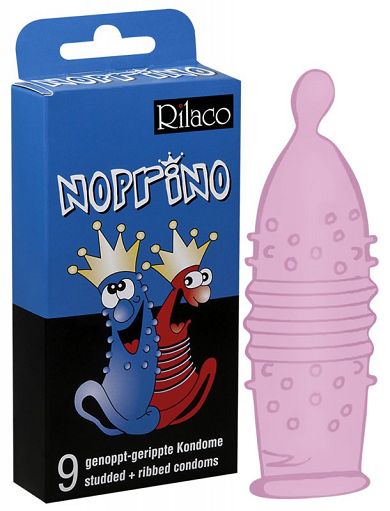 Rilaco Kondome Noprino - genoppt - Inhalt: 9 Stck