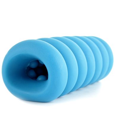 UR3 Stroker - mood thrill - gerippt, genoppt - blau