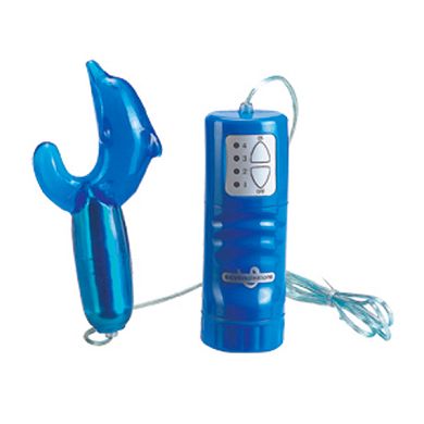 Dolphin Clit Fun blau, 12 cm, D: 15-25 mm